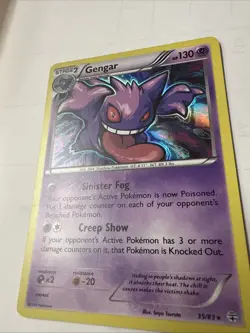 Pokemon TCG XY Generations Gengar Reverse Holo Rare Card 35/83 - Image 2