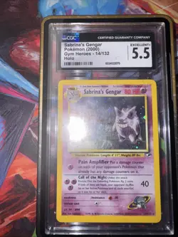 Pokemon TCG Sabrina's Gengar Holo Gym Challenge Card 14/132 Rare - Image 1