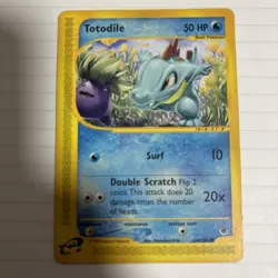 Pokemon Card - Totodile Expedition 134/165 Non Holo - Image 1