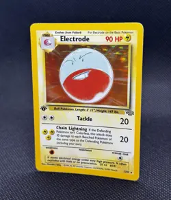 Pokemon 1999 Jungle Electrode 1st Edition Holo Rare Card 2/64 SUPER CLEAN! - Image 2