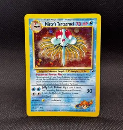 Misty's Tentacruel 10/132 WOTC Gym Heroes Unlimited Rare Holo Pokemon Card LP - Image 1