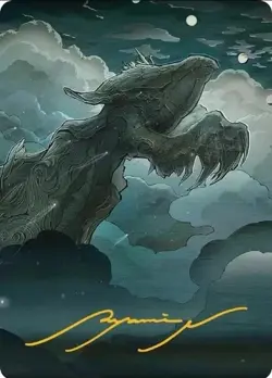 Art Series: FINAL FANTASY #36 Sin, Spira's Punishment Art Card (Gold-Stamped) - Image 1