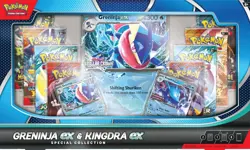 🔥Pokemon Trading Card Game Greninja ex and Kingdra ex Special Collection Box 🔥 - Image 1