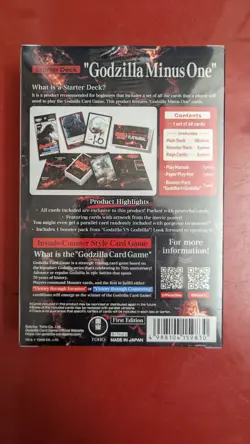 Godzilla Card Game First Edition Starter Deck Godzilla Minus One English - Image 2