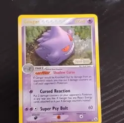 Pokemon Gengar Legend Maker Reverse Holo Rare Card 5/92 100HP 2006 TCG EN - Image 1