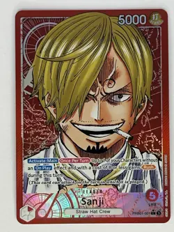 Sanji PRB01-001 Leader Alt Art PRB-01 Premium The Best One Piece Card English NM - Image 1