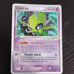Pokemon Celebi ex POP Series 2 017/017 Ultra Rare Holo Promo Card HP80 - Image 1