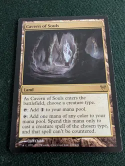 Avacyn Restored Cavern of Souls Magic the Gathering Land Card - Image 1