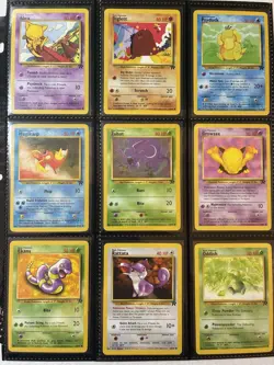 Pokemon Card Binder Collection - Vintage Card Lot | 1999-2000 WOTC TEAM ROCKET🚀 - Image 1