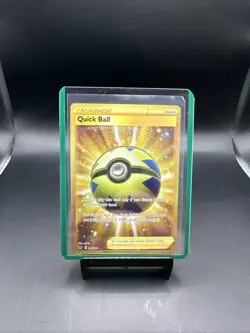 Quick Ball 216/202 Sword & Shield Base Set Gold Secret Rare NM Pokemon Card - Image 3