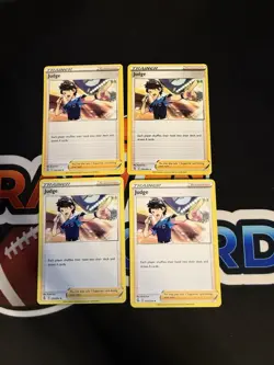 Judge 235/264 - Fusion Strike - Pokemon Trainer Card Supporter Set- Playset x4 - Image 1