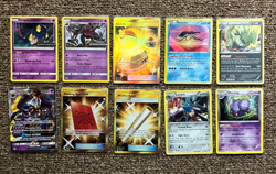 LOT OF 10 HOLO POKEMON CARDS NM SEVIPER,SALAZZIE,SWITCH,SUICUNE,TYRANITAR,LUNALA - Image 1