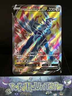 Pokemon Card Origin Forme Dialga V SWSH255 Black Star Promo Full Art Mint - Image 1