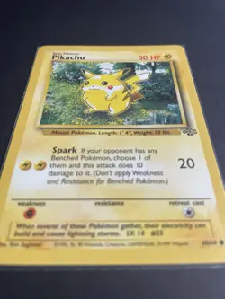 Pokemon Pikachu 60/64 Jungle Regular Unlimited Common English 1999 Card - Image 2