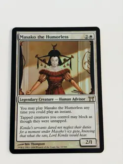 Masako the humorless - Foil - English - MTG CHK - Image 1