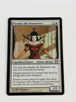 Masako the humorless - Foil - English - MTG CHK - Image 2