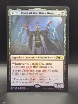 Vito, Thorn of the Dusk Rose Magic: The Gathering Core Set 2021 #127 - Image 1
