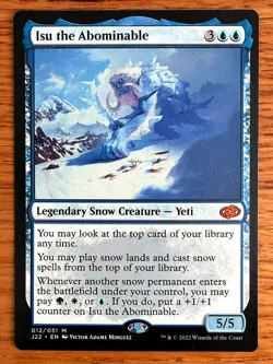 MTG Isu the Abominable NM - Jumpstart 2022, English - Image 1