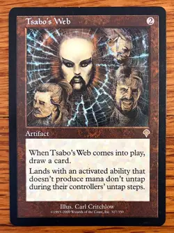 MTG Tsabo's Web - Invasion, English - Image 1