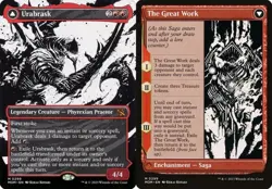 Urabrask // The Great Work - Foil Extended Art Showcase MOM LP MTG - Image 1