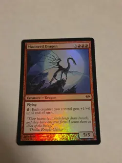 Moonveil Dragon Dark Ascension Foil NM - Image 1