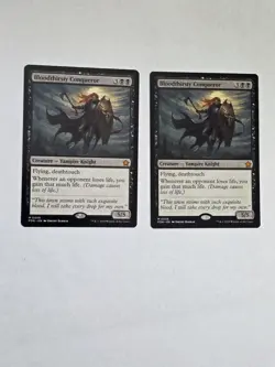 2x Bloodthirsty Conqueror - Foundations - Unplayed - MTG - Image 1