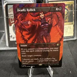 Deadly Rollick (Borderless) Commander Masters Regular - Image 1