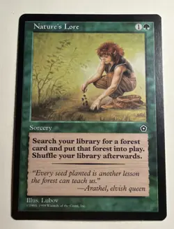 1x Nature's Lore - Portal Second Age - MTG - Magic the Gathering - P02 - Image 1
