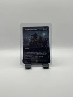 MTG, Blasphemous Edict (Borderless) 317 NM Foundations Regular - Image 1