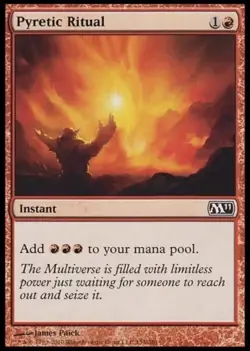 1x PYRETIC RITUAL - M11 - MTG - Magic the Gathering - Image 1