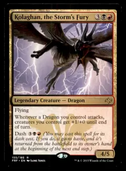 Kolaghan, the Storm's Fury LP Light Play Fate Reforged MTG [11334] - Image 1
