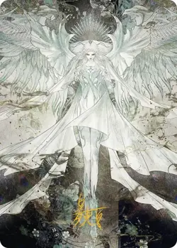 Hydaelyn, the Mothercrystal (34/53) Magic Final Fantasy Art Series, Gold Stamped - Image 1