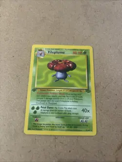 Pokemon TCG Vileplume 31/64 1st Edition Jungle Non-Holo Rare LP Condition - Image 1
