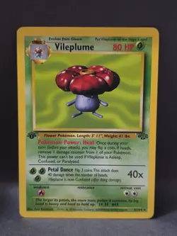 Vileplume 31/64 Jungle 1st Edition Regular Pokemon 1999 NM - Image 1