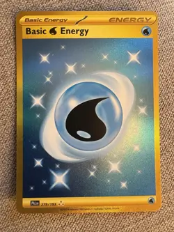 Pokemon TCG Water Energy Basic #279/193 Paldea Evolved Hyper Rare - Image 1