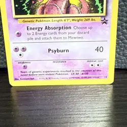 Pokemon TCG Mewtwo 14/53 WoTC Promo Regular LP - Image 3
