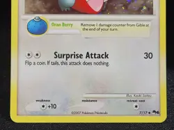 Pokemon TCG Gible 7/17 Holo Bleed 2 Swirls Swirl Promo POP Series 6 Rare LP - Image 4