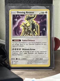 Pokemon TCG Shining Arceus Shining Legends Holo Rare *Mint Condition* - Image 1