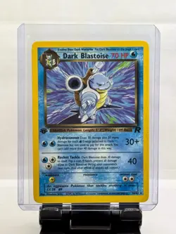 2000 Pokemon Team Rocket 1st Edition Dark Blastoise 20/82 Rare 25 Years Stored! - Image 1