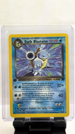 2000 Pokemon Team Rocket 1st Edition Dark Blastoise 20/82 Rare 25 Years Stored! - Image 2