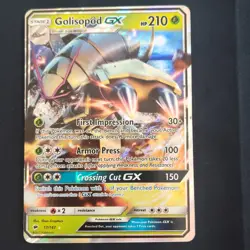 Pokemon Golisopod GX Ultra Rare Holo Full Art Sm-Burning Shadows 17/147 210 HP - Image 1