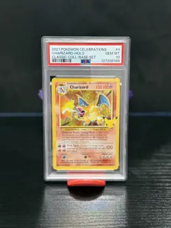 2021 POKEMON CELEBRATIONS CLASSIC COLLECTION #4 CHARIZARD-HOLO PSA 10 #4 - Image 1