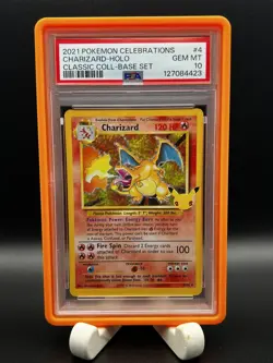 Pokemon 2021 Celebrations Charizard 4/102 Classic Collection Holo PSA 10 - Image 1