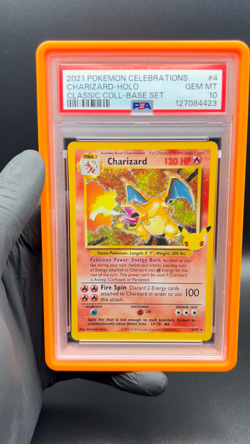 Pokemon 2021 Celebrations Charizard 4/102 Classic Collection Holo PSA 10 - Image 2