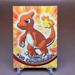 1999 Topps Pokemon Series 1 #06 Charizard & #05 Charmeleon TV Animation Edition - Image 5