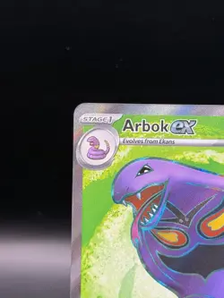 Pokemon TCG Arbok ex 185/165 Scarlet & Violet 151 Full Art Holo Rare Near Mint - Image 2