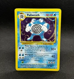Poliwrath ⭐ 13/102 Holo Rare Base Set 1999 Pokemon LP - Image 1