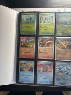 Pokemon 151 76.23% Complete Master Set Starter+ promos + Holo Energy In BinderC - Image 5