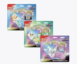 (1x) Pokemon TCG Prismatic Evolutions Technical Sticker Collection - Random Art - Image 1