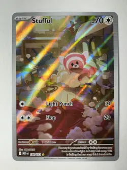 Pokemon: Stufful Illustration Rare IR Full Art Holo Mega 154/132 (Near Mint) - Image 1